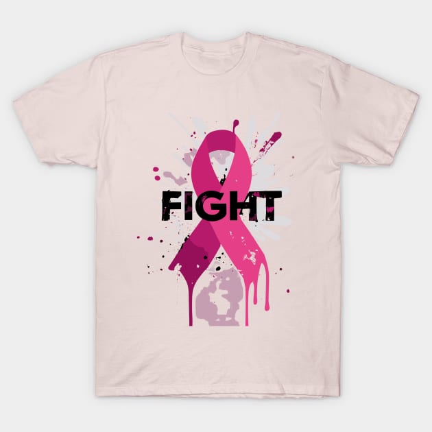 breast cancer T-Shirt by vaporgraphic